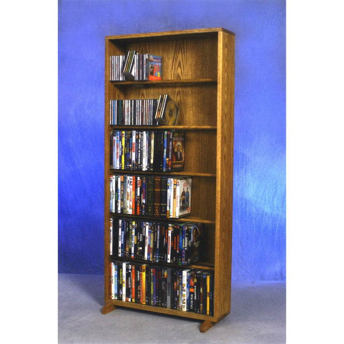 15 Series CD/DVD/VHS Combination Cabinets - dowel shelves - 12 sizes