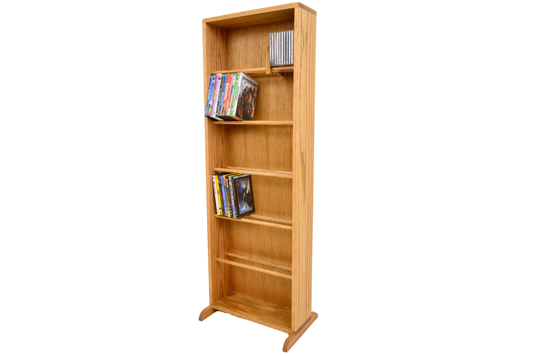 15 Series CD/DVD/VHS Combination Cabinets - dowel shelves - 12 sizes
