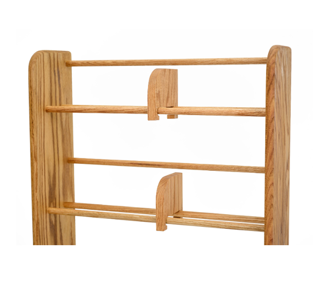 05 Series DVD and VHS Storage Racks - Dowel style - 5 sizes