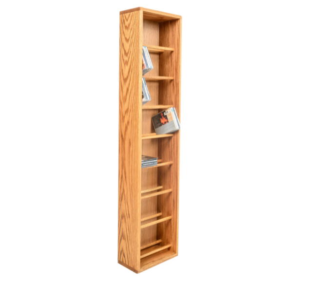 06 Series CD Storage Cabinet with dowel shelves - 12 sizes