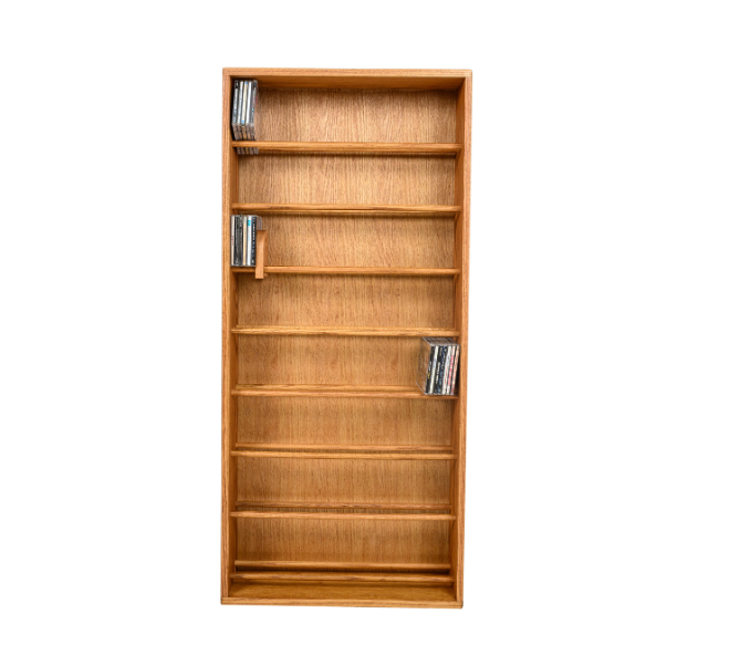 06 Series CD Storage Cabinet with dowel shelves - 12 sizes
